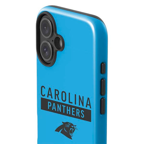 NFL Carolina Panthers Blue Performance Series iPhone 16 Plus Impact Case