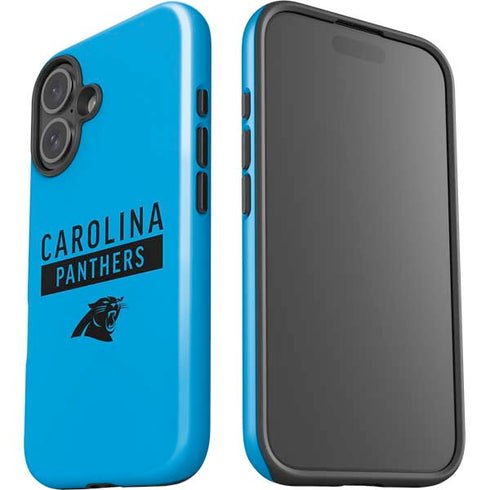 NFL Carolina Panthers Blue Performance Series iPhone 16 Plus Impact Case