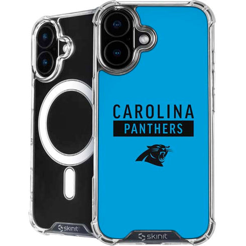 NFL Carolina Panthers Blue Performance Series iPhone 16 Plus MagSafe Case