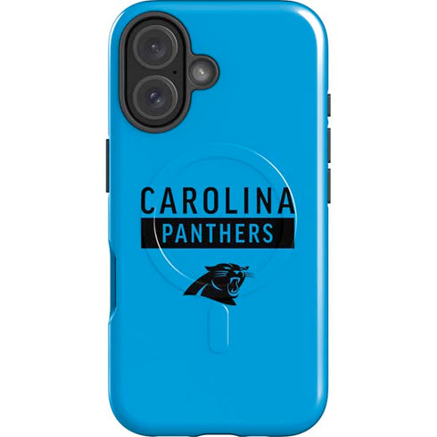 NFL Carolina Panthers Blue Performance Series iPhone 16 Plus Magsafe Impact Case