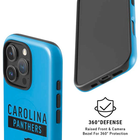 NFL Carolina Panthers Blue Performance Series iPhone 16 Pro Magsafe Impact Case