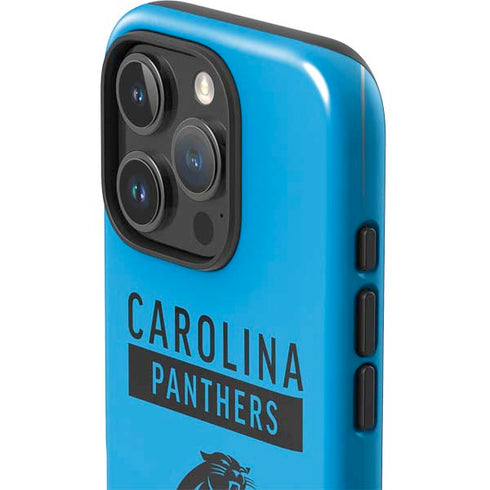 NFL Carolina Panthers Blue Performance Series iPhone 16 Pro Max Impact Case