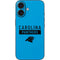 NFL Carolina Panthers Blue Performance Series iPhone 16 Skin