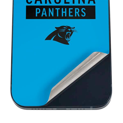 NFL Carolina Panthers Blue Performance Series iPhone 16 Skin