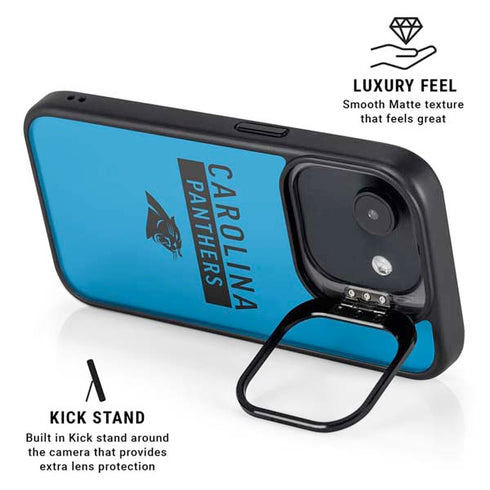 NFL Carolina Panthers Blue Performance Series iPhone 16e Kickstand Case