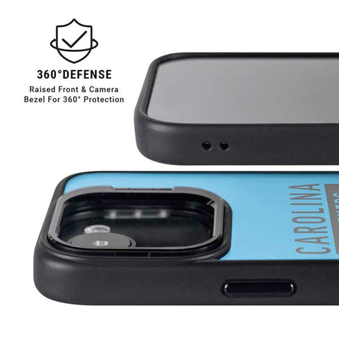 NFL Carolina Panthers Blue Performance Series iPhone 16e Kickstand Case