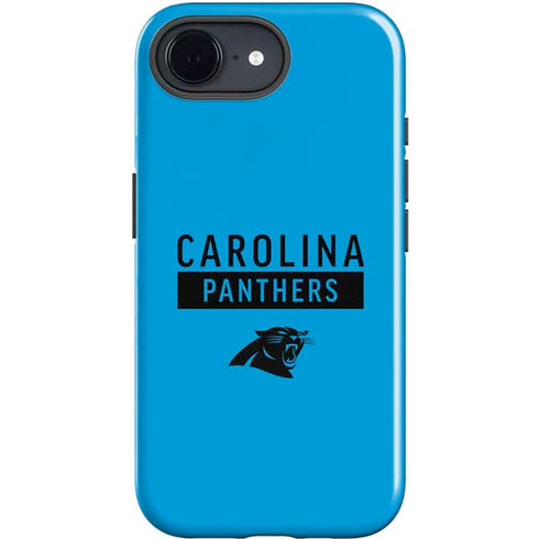 NFL Carolina Panthers Blue Performance Series iPhone 16e Impact Case