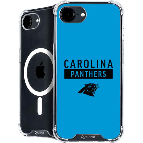 NFL Carolina Panthers Blue Performance Series iPhone 16e MagSafe Case