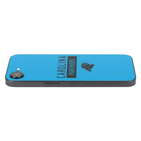 NFL Carolina Panthers Blue Performance Series iPhone 16e Skin