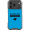 NFL Carolina Panthers Blue Performance Series iPhone 18 Pro Clear Case