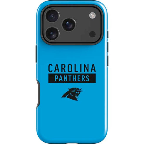 NFL Carolina Panthers Blue Performance Series iPhone 18 Pro Impact Case
