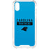 NFL Carolina Panthers Blue Performance Series iPhone XS Clear Case