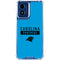 NFL Carolina Panthers Blue Performance Series Moto G 5G (2024) Clear Case