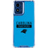 NFL Carolina Panthers Blue Performance Series Moto G 5G (2024) Clear Case