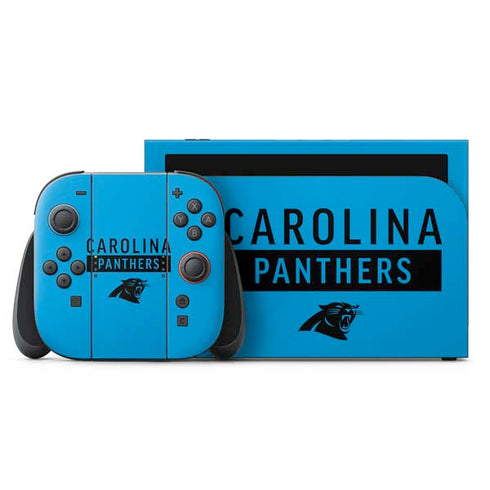 NFL Carolina Panthers Blue Performance Series Nintendo Switch 2 (2025) with Joy-Con Skin
