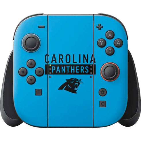 NFL Carolina Panthers Blue Performance Series Nintendo Skins