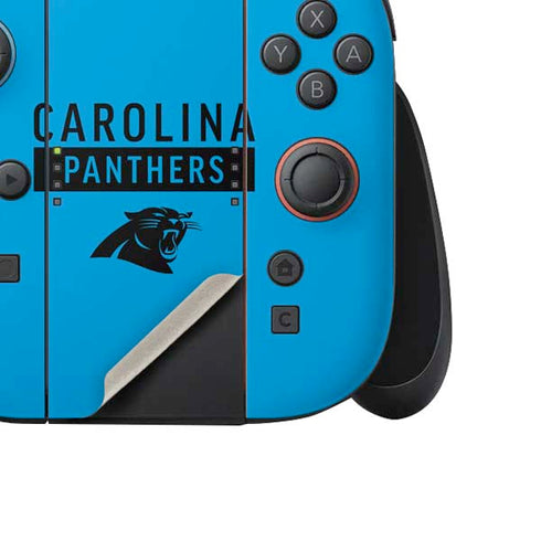 NFL Carolina Panthers Blue Performance Series Nintendo Switch 2 (2025) Joy-Con Controller Skin