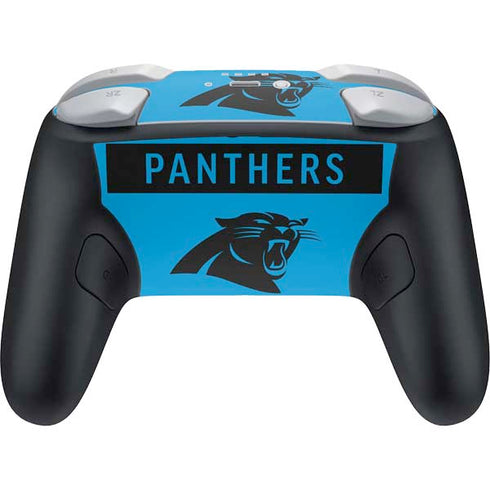 NFL Carolina Panthers Blue Performance Series Nintendo Switch 2 (2025) Pro Controller Skin