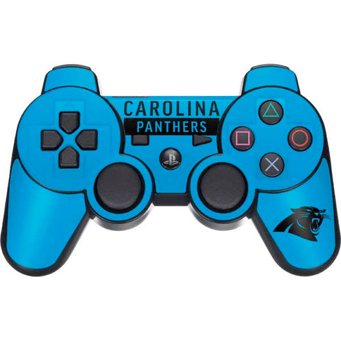 NFL Carolina Panthers Blue Performance Series PS3 Dual Shock wireless controller Skin