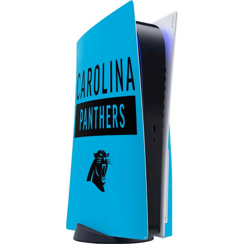 NFL Carolina Panthers Blue Performance Series PlayStation PS5 Skins