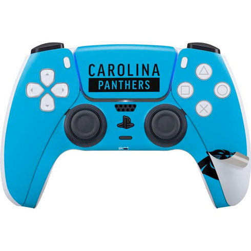 NFL Carolina Panthers Blue Performance Series PS5 Pro Disk Bundle Skin
