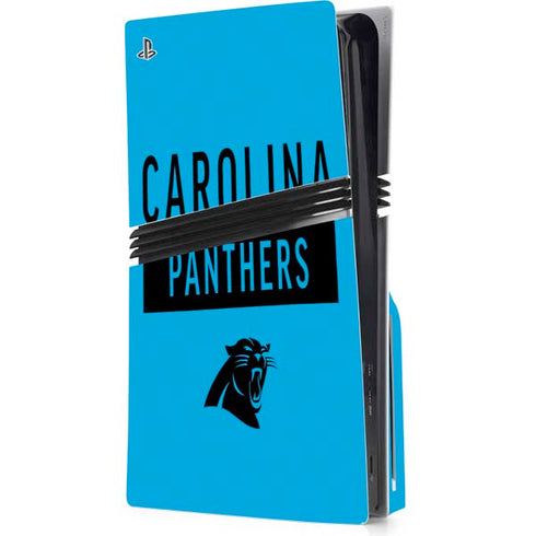 NFL Carolina Panthers Blue Performance Series PlayStation PS5 Skins