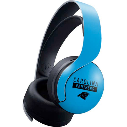 NFL Carolina Panthers Blue Performance Series PULSE 3D Wireless Headset for PS5 Skin