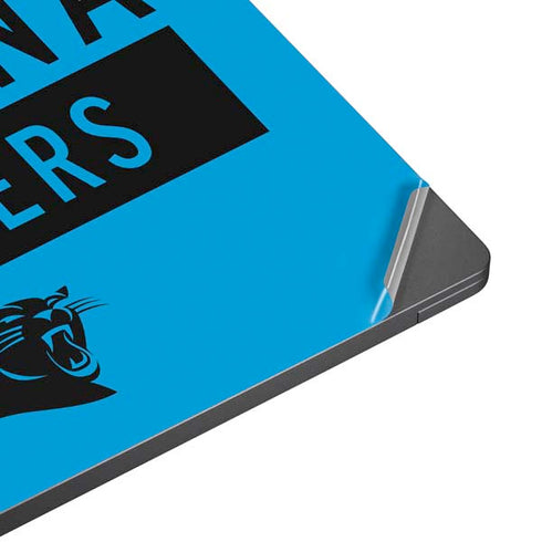 NFL Carolina Panthers Blue Performance Series Surface Laptop 7 15in Skin