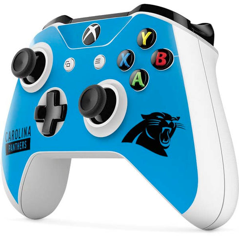 NFL Carolina Panthers Blue Performance Series Xbox One S All-Digital Edition Bundle Skin