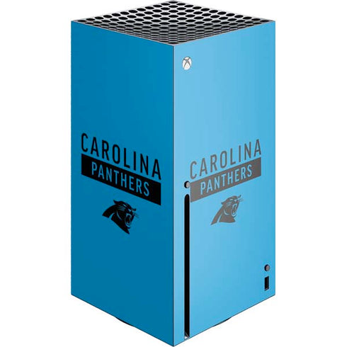 NFL Carolina Panthers Blue Performance Series Xbox Series X Skins