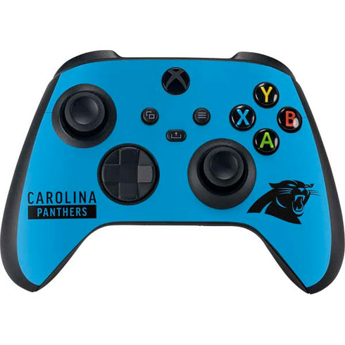 NFL Carolina Panthers Blue Performance Series Xbox Series X Skins