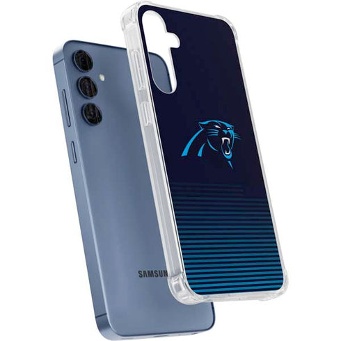 NFL Carolina Panthers Breakaway Galaxy A55 5G Clear Case
