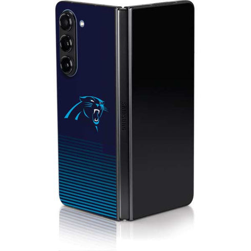 NFL Carolina Panthers Breakaway Galaxy Z Fold5 5G Skin