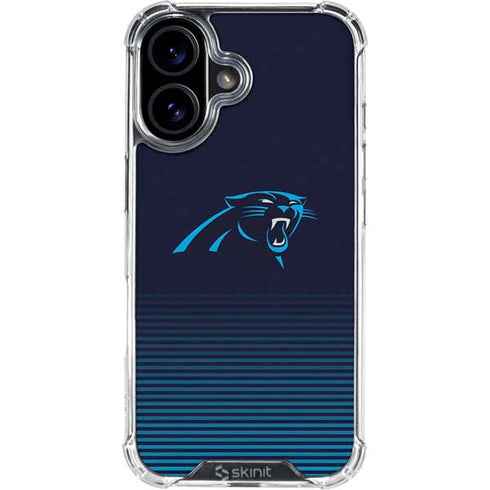NFL Carolina Panthers Breakaway iPhone 16 Plus Clear Case