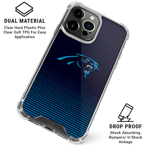NFL Carolina Panthers Breakaway iPhone 16 Pro Max Clear Case