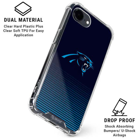 NFL Carolina Panthers Breakaway iPhone 16e Clear Case