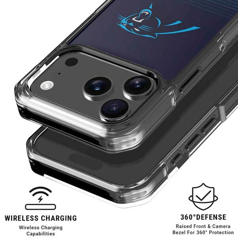 NFL Carolina Panthers Breakaway iPhone 18 Pro Clear Case