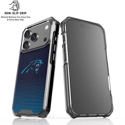 NFL Carolina Panthers Breakaway iPhone 18 Pro Clear Case