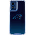 NFL Carolina Panthers Breakaway Moto G 5G (2024) Clear Case