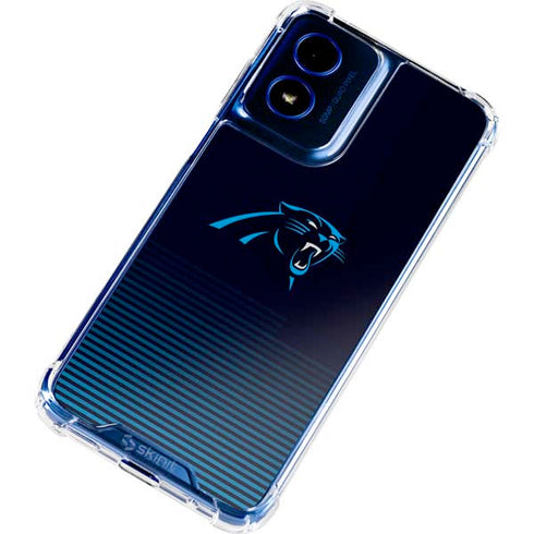 NFL Carolina Panthers Breakaway Moto G 5G (2024) Clear Case