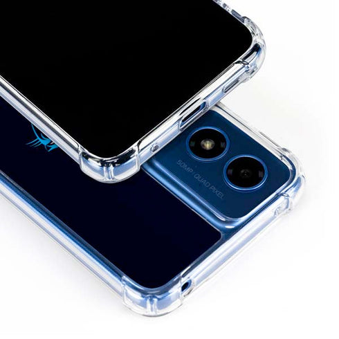 NFL Carolina Panthers Breakaway Moto G Play 4G (2024) Clear Case