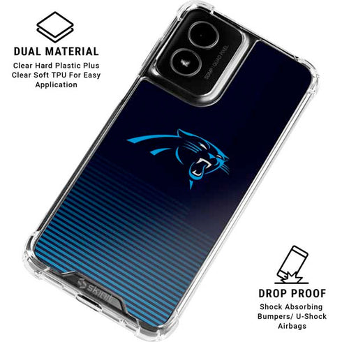 NFL Carolina Panthers Breakaway Moto G Power 5G (2024) Clear Case