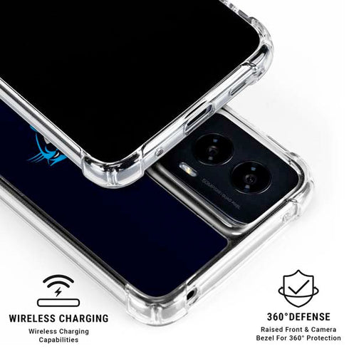 NFL Carolina Panthers Breakaway Moto G Power 5G (2024) Clear Case