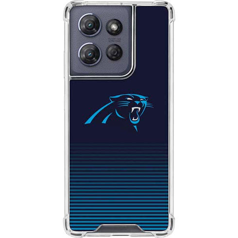 NFL Carolina Panthers Breakaway Moto G Stylus 5G (2025) Clear Case