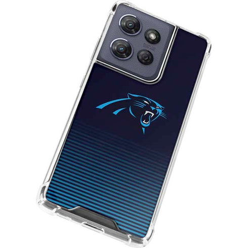 NFL Carolina Panthers Breakaway Moto G Stylus 5G (2025) Clear Case