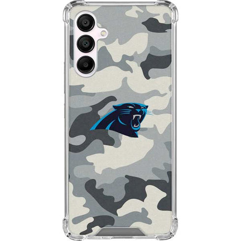 NFL Carolina Panthers Camo Galaxy A16 5G Clear Case