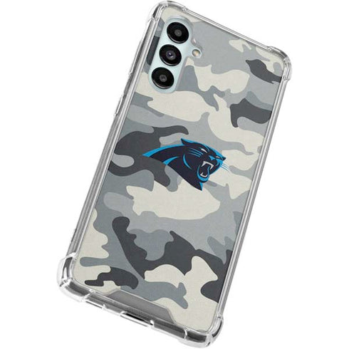 NFL Carolina Panthers Camo Galaxy A16 5G Clear Case