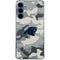 NFL Carolina Panthers Camo Galaxy A55 5G Clear Case