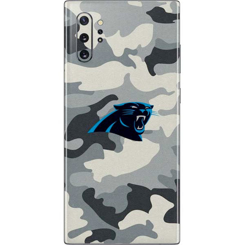 NFL Carolina Panthers Camo Galaxy Note 10 Plus Skin