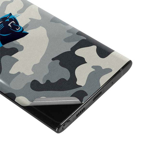 NFL Carolina Panthers Camo Galaxy Note 10 Plus Skin
